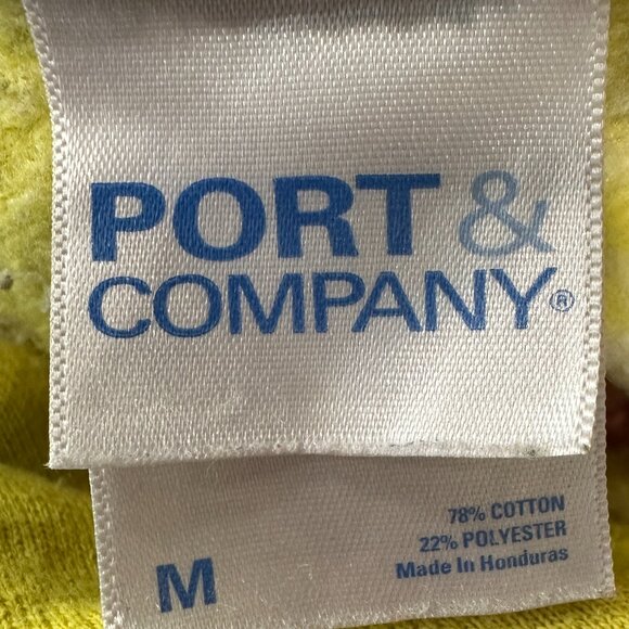 Port & Company Pullover Hoodie Sweatshirt MultiColor Rainbow Tie Dye Unisex Med - Picture 3 of 5